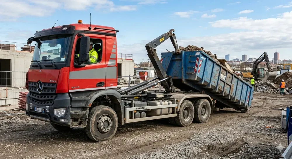 Camion ampliroll à Alençon 