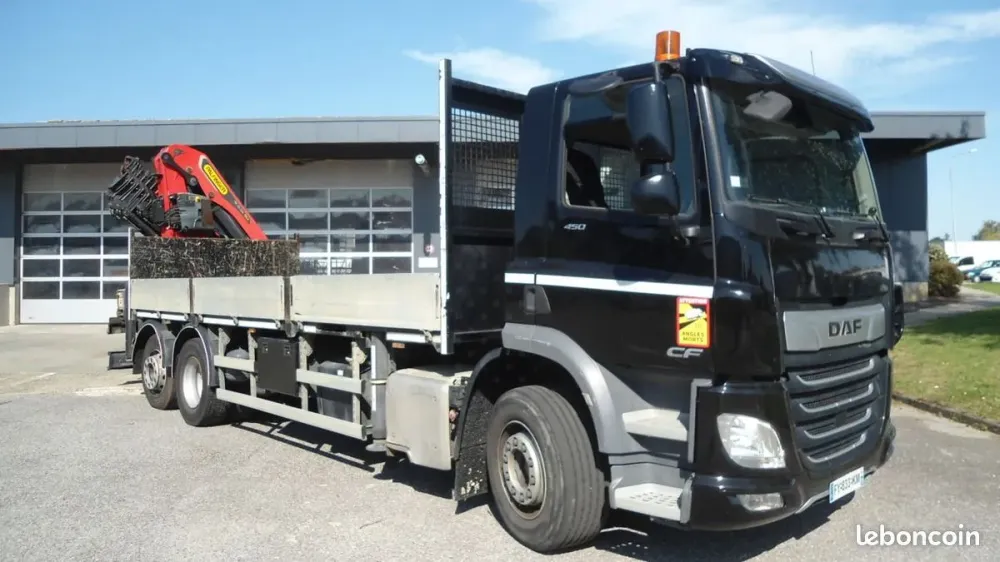 Daf CF 450 PLATEAU GRUE PALFINGER 6x2